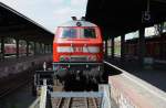 Hier 218 474-5 mit RE14067 von Hannover Hbf. nach Bad Harzburg, dieser Zug stand am 22.5.2011 in Bad Harzburg.