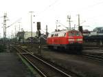 218 274-9 auf Oldenburg Hauptbahnhof am 16-9-2000.