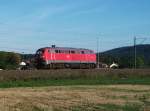 218 459 fhrt am 29.September 2013 als Tfzf bei Halach(b.