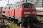 218 470 stand am 13.8.13 in Hannover Hbf abgestellt.