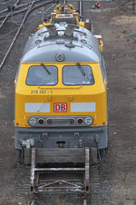 DB Bahnbau Gruppe 218 391-1 @ Darmstadt am 04 Februar 2017