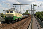 218 396 auf der Kölner Südbrücke am 28.06.2018