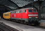 218 390-3 (MEG 304) in Köln Hbf am 12.02.2014