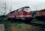 219 089 im Juli 1999 in der Einsatzstelle Berlin Lichtenberg.