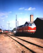 219 064-3 in Wismar (1994).

<a href= http://www.bahnbilder.de/kauf  target= _blank ><img src= http://www.bahnbilder.de/counter/counter_new.php?key=389379851  alt= Bahnbilder.de  title= bahnbilder.de  border= 0 ></a>
