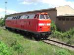 am 16.05.2009 als Sonderzug Gera HbF-Zeitz in Gera HbF