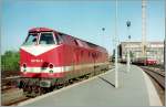 Die 229 102-9 in Berlin Hauptbahnhof, (heute Ostbahnhof).