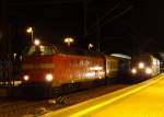 Am 08.12.13 fuhr der Wartburg-Express von Saalfeld/Saale nach Eisenach mit 219 084.