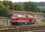 DR 119 158-4 (92 80 1219 158-3 D-DLFB) kam am 03.09.2016 mit dem DPE 61168 aus Berlin-Schöneweide nach Meiningen.