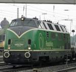 BEG V 200 053  Reuschling  mit dem Alu-Express in Duisburg Entenfang am 28.4.2011