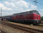 Bei den 35. Bahnweltage konnte ich am 4.6.2011 die V220 116 in Darmstadt Kranichstein Fotografienen 