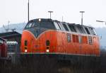 Eine V 221 135-7  der Bocholter Eisenbahn wurde heute am 29.02.2008 in Hagen-Vorhalle gesichtet.  