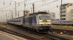 223 054 der MRB bei der Einfahrt Hbf Leipzig. Abgelichtet am 17. Februar 2018. 