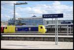 Dispolok Seitenansicht Ziert Die Werbung ''25 Jahre Eisenbahn-Erlebnisreisen'' Im Bahnhhof Mnchen-Hbf(GL.27-36)28.07.07
