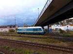 Alex ER 20, 223 061-3 ( 9280 1223 061-3 D-DLB ) auf dem Weg zur Pause in Schwandorf am 27.10.2023