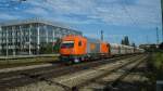 2016 905 der RTS mit Kalkzug in Mnchen Heimeranplatz (August 2007).