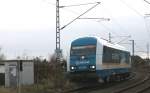 Alex Lok 223 063 beim Durchfahren des Werdauer Bogendreieck in Richtung Zwickau.Ich vermute sie ist auf dem Weg nach Grlitz,die neuen Doppelstockwagen zu holen,da diese am 17.11.im Rahmen einer Sonderfahrt nach Schwandorf berfhrt werden.