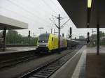 ER20-001 mit Sonderzug von Chemnitz nach Basel am 1.10.2005 in Mannheim Hbf kurz darauf kam ein Plandampfzug.