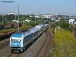 223 073 der Arriva bei der Bereitstellung des Alexin Hof nach Mnchen Hbf, 06.09.2010 