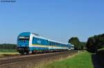 223 070 mit dem ALX 84110 nach Hof Hbf bei Oberteich, 20.08.2011