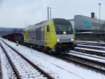 Am 1.03.06 stand ER 20-007 mit dem Schrottzug 47379 von Knitz nach Cheb zur Weiterfahrt in Bayreuth Hbf.