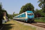 223 071 mit dem ALX 84148 (Mnchen Hbf - Lindau Hbf) bei Lindau-Aeschach am 03.08.13