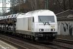 223 153 zog einen autozug am 27.12.13 durch hh-harburg