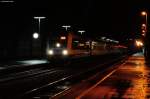 223 059 mit dem ALX 84110 nach Hof Hbf beim Halt in Wiesau (Oberpf), 22.12.2013