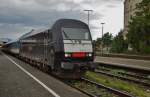 ER 20-013 (223 013-4)von MRCE mit dem ALX 84155 in Richtung München um 17.58 Uhr steht in Lindau(Bodensee).