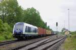 223 152 (92 80 1223 152-0 D-PRESS) mit Containerzug am 31.05.2013 in Weiherhammer