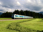 223 071 mit ALX 84165 Oberstdorf - Immenstadt am 28.07.2016 kurz vor Langenwang(Schwab).