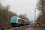 223 066 + 10019 mit Rheingold bei Michelau am 08.12.2013