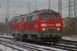 225 011 und 225 117 durchfahren am 24.12.09 Ratingen-Lintorf