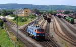 225 079 (92 80 1225 079-3 D-NBEG) als Rangierfahrt am 09.06.2013 in Schwandorf