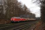 225 009 und 225 133 mit einem Gterzug in Duisburg (Abzw.