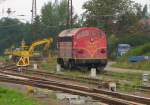 Altmark Rail 1149 (92 80 1227 008-0 D-AMR) am 30.07.2014 im Bauzugeinsatz in Großkorbetha.
