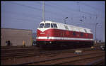 Fahrzeugparade am 17.4.1993 im BW Arnstadt: DR Diesellok 228746