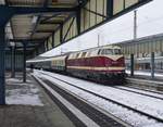 Am 17.03.2018 brachte ITL 118 552 einen Sonderzug von Löbau nach Zwickau.Hier auf dem Weg in die Abstellung in Zwickau(Hbf.)