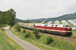 118 552-9 der ITL - Eisenbahngesellschaft mbH und 118 719-4 der Erfurter Bahnservice Gesellschaft mbH sind am 22.