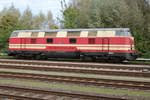 228 321-6 von Cargo Logistik Rail-Service stand am Mittag des 25.10.2020 wieder anders in Rostock-Bramow