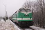 118 002 der ITL in Altenberg am 12.12.2009