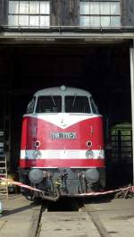 Diesellok 118 770-7 in Gera.