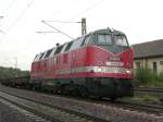 V180 321 (ex 228 721) der Firma Adam & MALOWA als Arbeitszuglok bei Gleisbauarbeiten in Braunschweig Hbf am 07.09.2006.