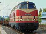 228 321-6 von der Cargo Logistik Rail Service GmbH mit einem kurzen Bauzug am 27.08.2013 in Aachen West.