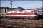 DR 118788 am 21.10.1990 im HBF Erfurt.