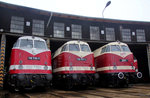 MEG 201, 118 770-7 und 118 757-4 waren bei 4. Verkehrshistorische Tage in Gera zusehn. Foto 13.9.14