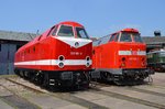 229 188-8 & 219 084-1 zum 21. Großen Eisenbahnfest im Bw Weimar  25 Jahre Thüringer Eisenbahnverein e.v  28.05.2016
