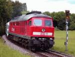 232386-3 mit Sonderfahrt am 19.05.2002 (Pfingsten) auf der Frankfurt-Knigsteiner Eisenbahn.