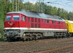 232 550-4 der DBG mit Bauzug un Gremberg am 12.08.2010