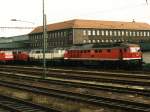 232 295-6 auf Wanne-Eickel Hauptbahnhof am 28-10-2000.